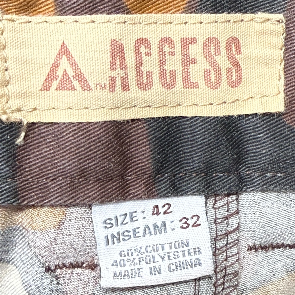 Access size 42x32 Men’s Camo Camouflage Cargo Pants - Picture 4 of 6